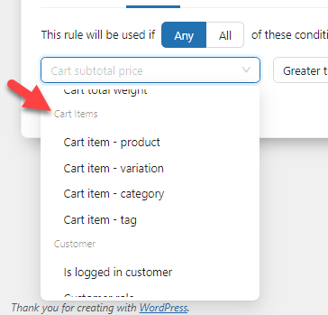 cart items - Configure WooCommerce Per Product Shipping