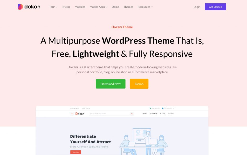 Dokan Multi-vendor WordPress theme