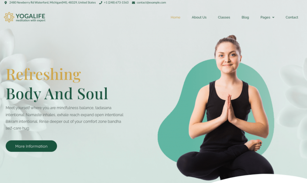 Yogalife - Yoga & Meditation WordPress Theme