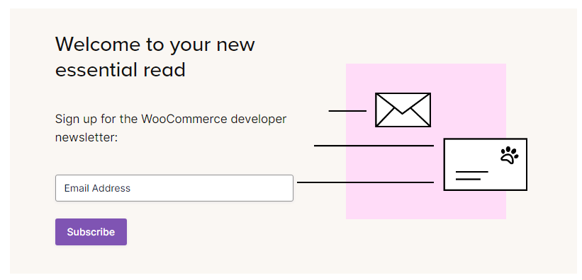 WooCommerce developer newsletter