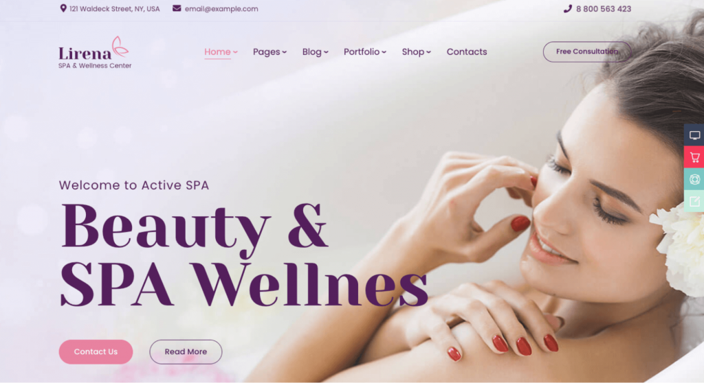 Lirena - Elementor Spa & Beauty Center WordPress Theme