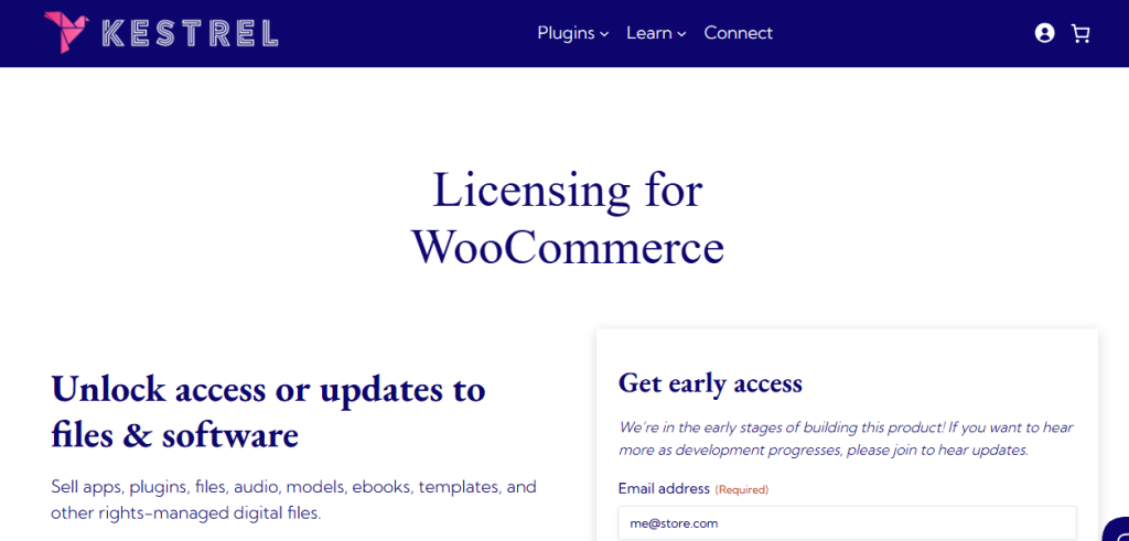 Licensing for WooCommerce by Kestrel