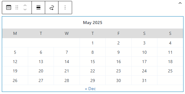 calendar