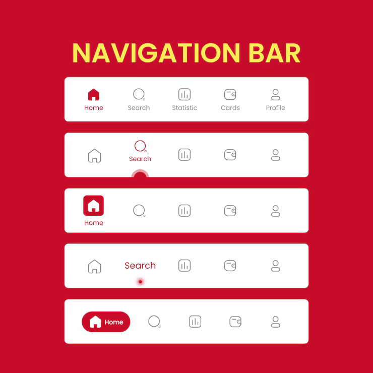 Website Navigation Menu - WordPress Header Design