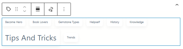tag cloud