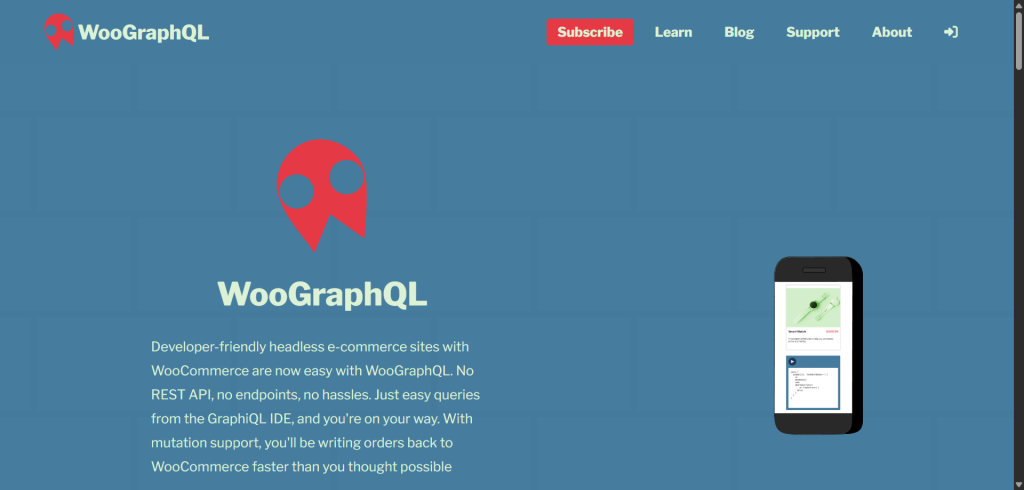 WooGraphWL - headless woocommerce
