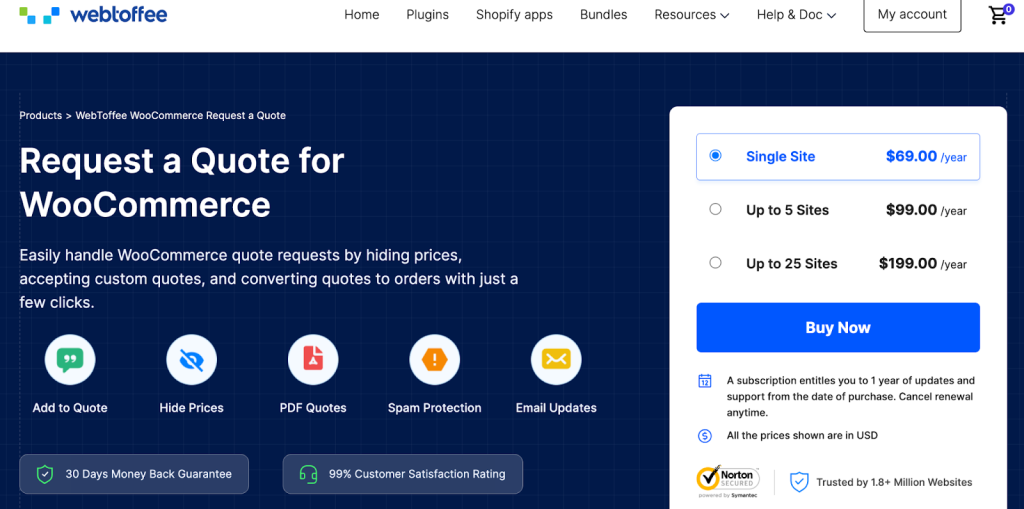 WooCommerce Request a Quote