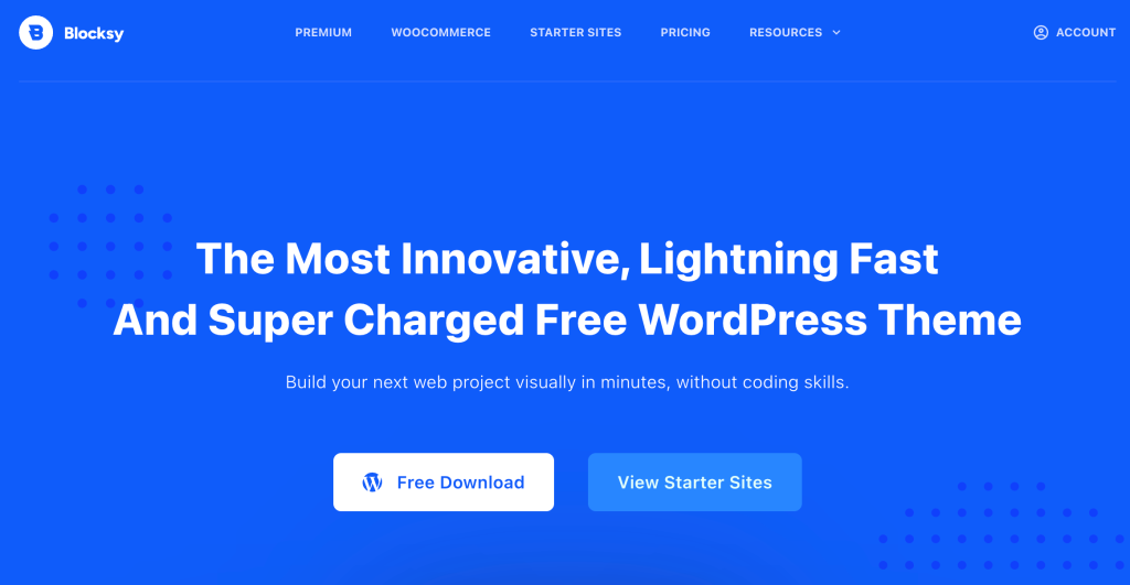 Blocksy - WordPress theme performance test
