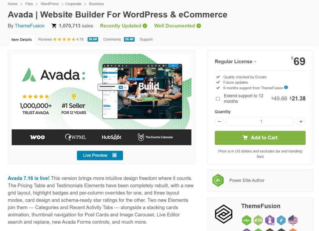 Avada theme - WooCommerce Themes for Fashion and Clothing